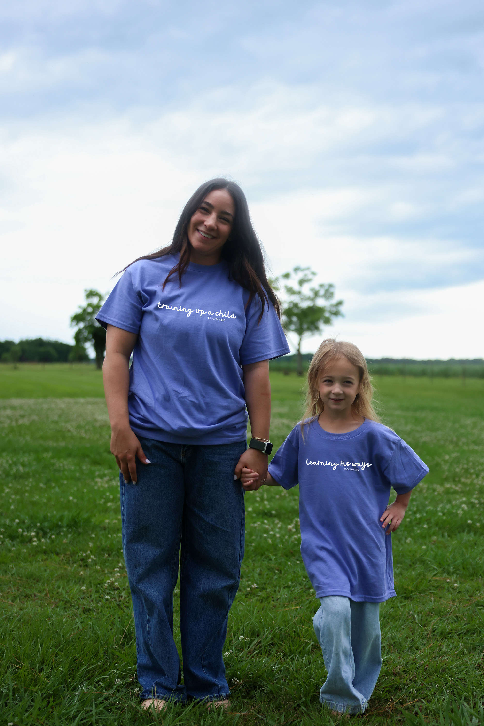 Training Up a Child Christian Mom Shirt | Proverbs 22:6 Matching Mommy and Me Tee